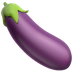 Bagaimana Eggplant emoji terlihat di Apple.