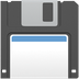 Bagaimana Floppy Disk emoji terlihat di Apple.