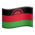 Bagaimana Flag: Malawi emoji terlihat di Apple.