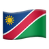 Bagaimana Flag: Namibia emoji terlihat di Apple.