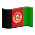 Bagaimana Flag: Afghanistan emoji terlihat di Apple.