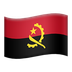 Bagaimana Flag: Angola emoji terlihat di Apple.