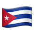 Bagaimana Flag: Cuba emoji terlihat di Apple.