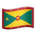 Bagaimana Flag: Grenada emoji terlihat di Apple.