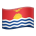 Bagaimana Flag: Kiribati emoji terlihat di Apple.