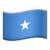 Bagaimana Flag: Somalia emoji terlihat di Apple.