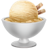 Bagaimana Ice Cream emoji terlihat di Apple.