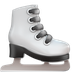 Bagaimana Ice Skate emoji terlihat di Apple.