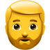 Bagaimana Man: Beard emoji terlihat di Apple.