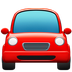 Bagaimana Oncoming Automobile emoji terlihat di Apple.