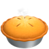 Bagaimana Pie emoji terlihat di Apple.