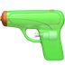 Bagaimana Water Pistol emoji terlihat di Apple.