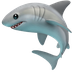 Bagaimana Shark emoji terlihat di Apple.