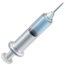 Bagaimana Syringe emoji terlihat di Apple.