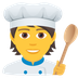 Bagaimana Cook emoji terlihat di Joypixels.