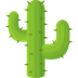 Bagaimana Cactus emoji terlihat di Joypixels.