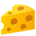 Bagaimana Cheese Wedge emoji terlihat di Joypixels.