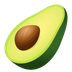 Bagaimana Avocado emoji terlihat di Joypixels.