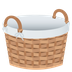 Bagaimana Basket emoji terlihat di Joypixels.