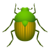 Bagaimana Beetle emoji terlihat di Joypixels.