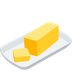 Bagaimana Butter emoji terlihat di Joypixels.