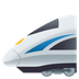 Bagaimana Bullet Train emoji terlihat di Joypixels.