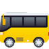 Bagaimana Bus emoji terlihat di Joypixels.