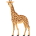 Bagaimana Giraffe emoji terlihat di Joypixels.