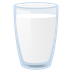 Bagaimana Glass of Milk emoji terlihat di Joypixels.