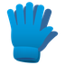 Bagaimana Gloves emoji terlihat di Joypixels.