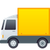 Bagaimana Delivery Truck emoji terlihat di Joypixels.