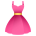 Bagaimana Dress emoji terlihat di Joypixels.