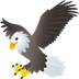 Bagaimana Eagle emoji terlihat di Joypixels.