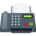 Bagaimana Fax Machine emoji terlihat di Joypixels.