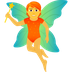 Bagaimana Fairy emoji terlihat di Joypixels.