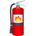 Bagaimana Fire Extinguisher emoji terlihat di Joypixels.