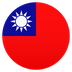 Bagaimana Flag: Taiwan emoji terlihat di Joypixels.