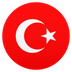 Bagaimana Flag: Turkey emoji terlihat di Joypixels.