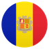 Bagaimana Flag: Andorra emoji terlihat di Joypixels.