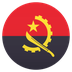 Bagaimana Flag: Angola emoji terlihat di Joypixels.