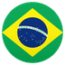 Bagaimana Flag: Brazil emoji terlihat di Joypixels.