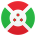 Bagaimana Flag: Burundi emoji terlihat di Joypixels.