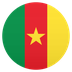 Bagaimana Flag: Cameroon emoji terlihat di Joypixels.