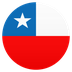 Bagaimana Flag: Chile emoji terlihat di Joypixels.