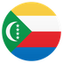 Bagaimana Flag: Comoros emoji terlihat di Joypixels.