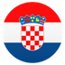 Bagaimana Flag: Croatia emoji terlihat di Joypixels.