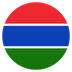 Bagaimana Flag: Gambia emoji terlihat di Joypixels.