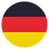 Bagaimana Flag: Germany emoji terlihat di Joypixels.