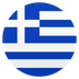 Bagaimana Flag: Greece emoji terlihat di Joypixels.