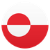 Bagaimana Flag: Greenland emoji terlihat di Joypixels.